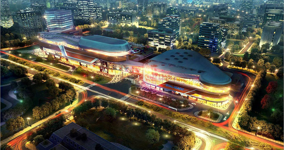 北京橡树湾五彩城照明设计