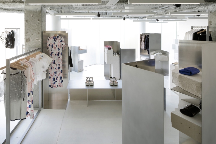LED lighting clothing stores case