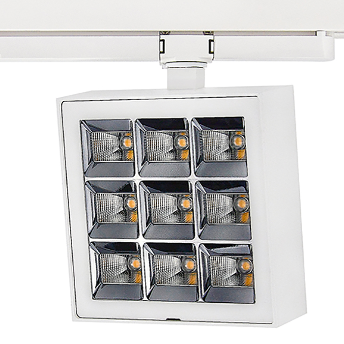 Square track light